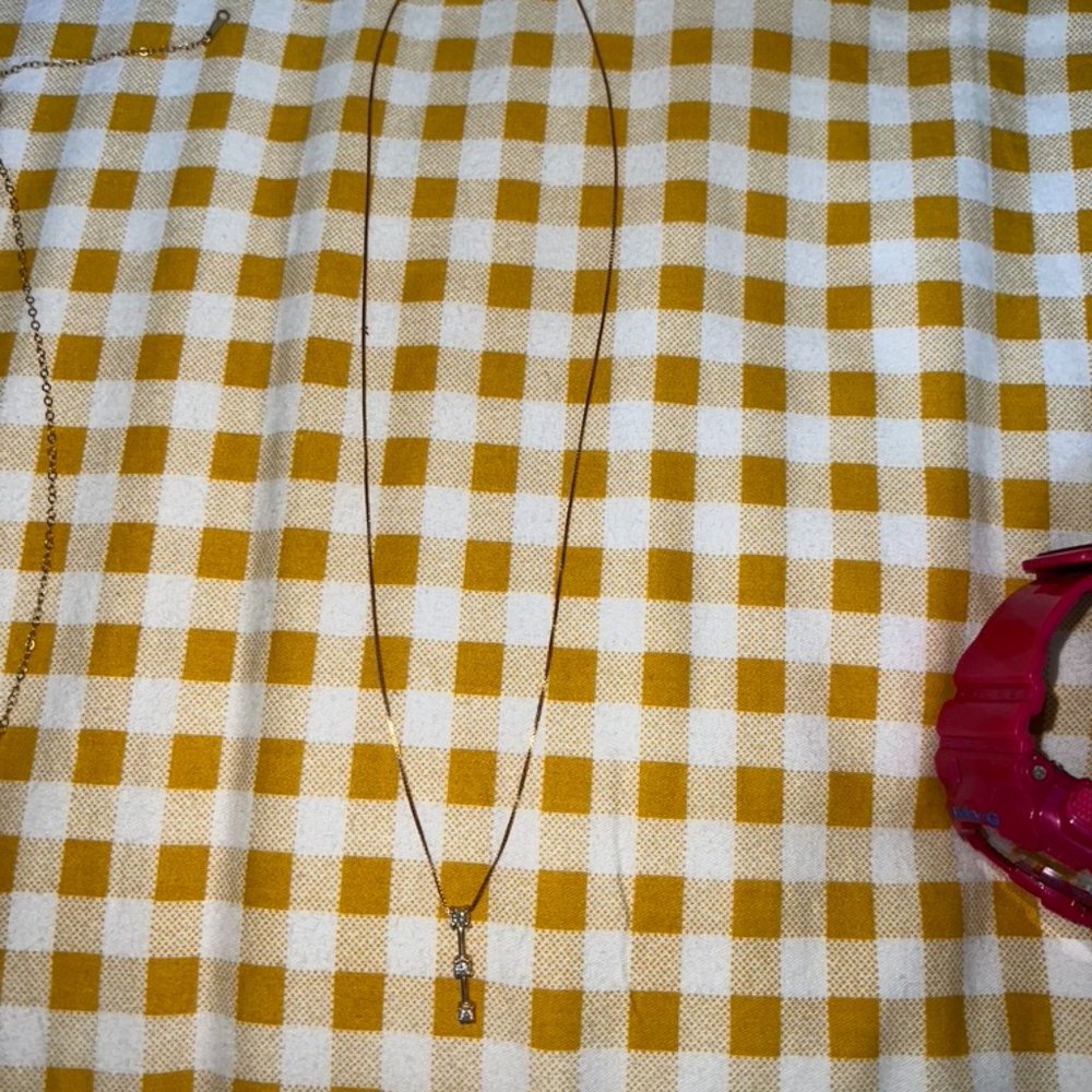 Gold Chain Necklace with pendant
